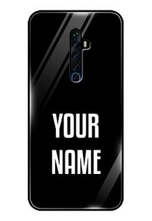Oppo Reno 2F Your Name on Glass Phone Case