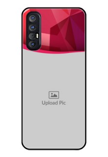 Reno 3 Pro Custom Glass Mobile Case  - Red Abstract Design