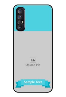 Reno 3 Pro Personalized Glass Phone Case  - Simple Blue Color Design