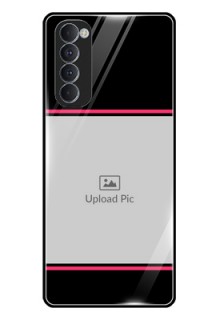 Oppo Reno 4 Pro Custom Glass Mobile Case  - with Add Text Design