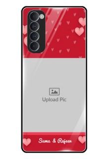 Oppo Reno 4 Pro Custom Glass Phone Case  - Valentines Day Design