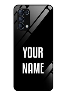 Reno 5 Pro 5G Your Name on Glass Phone Case