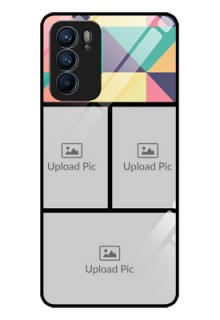 Reno 6 5G Custom Glass Phone Case - Bulk Pic Upload Design