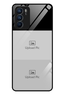 Reno 6 5G 2 Images on Glass Phone Cover