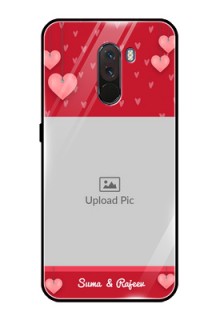 Pcoco F1 Custom Glass Phone Case  - Valentines Day Design