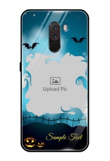 Pcoco F1 Custom Glass Phone Case  - Halloween frame design