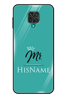 Poco M2 Pro Custom Glass Phone Case Mr with Name