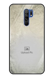 Poco M2 Reloaded Custom Glass Phone Case  - with vintage design