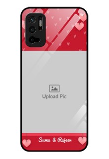 Poco M3 Pro 5G Custom Glass Phone Case - Valentines Day Design