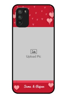 Poco M3 Custom Glass Phone Case  - Valentines Day Design