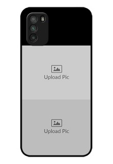 Poco M3 2 Images on Glass Phone Cover