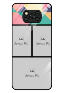 Poco X3 Pro Custom Glass Phone Case  - Bulk Pic Upload Design