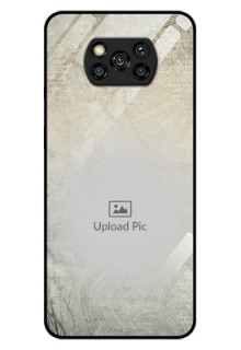 Poco X3 Pro Custom Glass Phone Case  - with vintage design
