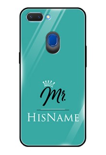 Realme 2 Custom Glass Phone Case Mr with Name
