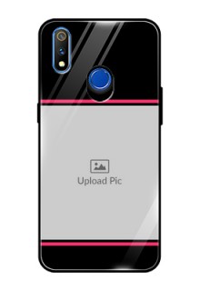 Realme 3 Pro Custom Glass Mobile Case  - with Add Text Design