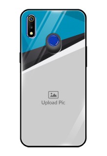 Realme 3 Photo Printing on Glass Case  - Simple Pattern Photo Upload Design