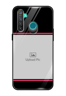 Realme 5 Pro Custom Glass Mobile Case  - with Add Text Design