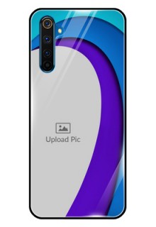 Realme 6 Pro Photo Printing on Glass Case  - Simple Pattern Design