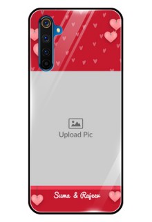 Realme 6 Pro Custom Glass Phone Case  - Valentines Day Design