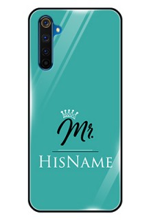 Realme 6 Pro Custom Glass Phone Case Mr with Name