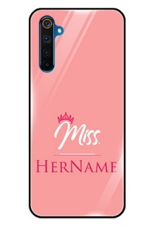 Realme 6 Pro Custom Glass Phone Case Mrs with Name