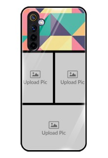 Realme 6 Custom Glass Phone Case  - Bulk Pic Upload Design