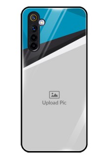 Realme 6 Photo Printing on Glass Case  - Simple Pattern Photo Upload Design