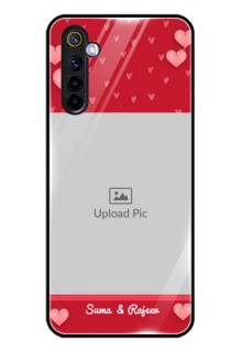 Realme 6 Custom Glass Phone Case  - Valentines Day Design