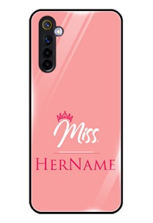 Realme 6 Custom Glass Phone Case Mrs with Name