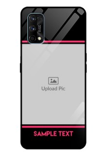 Realme 7 Pro Custom Glass Mobile Case  - with Add Text Design