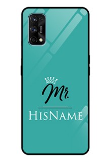 Realme 7 Pro Custom Glass Phone Case Mr with Name