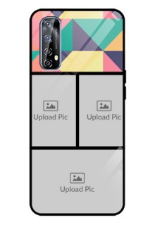 Realme 7 Custom Glass Phone Case  - Bulk Pic Upload Design