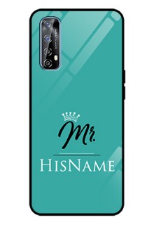 Realme 7 Custom Glass Phone Case Mr with Name