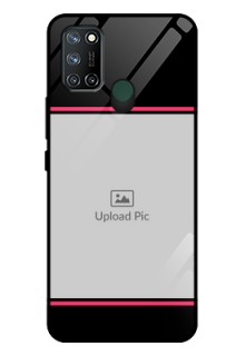 Realme 7I Custom Glass Mobile Case  - with Add Text Design