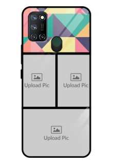 Realme 7I Custom Glass Phone Case  - Bulk Pic Upload Design