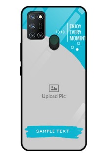 Realme 7I Custom Glass Mobile Case  - Happy Moment Design