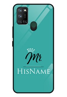 Realme 7I Custom Glass Phone Case Mr with Name