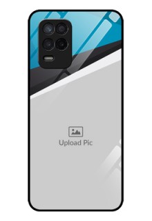 Realme 8 5G Photo Printing on Glass Case - Simple Pattern Photo Upload Design