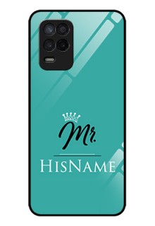Realme 8 5G Custom Glass Phone Case Mr with Name