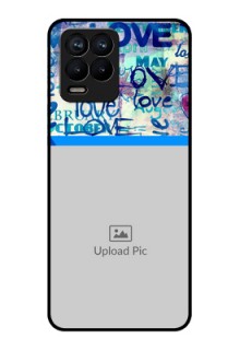 Realme 8 Pro Custom Glass Mobile Case - Colorful Love Design