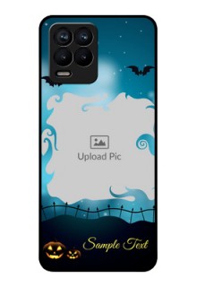 Realme 8 Pro Custom Glass Phone Case - Halloween frame design