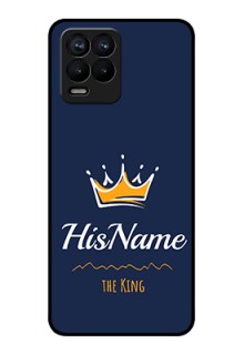 Realme 8 Pro Glass Phone Case King with Name