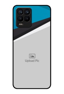 Realme 8 Photo Printing on Glass Case - Simple Pattern Photo Upload Design