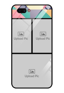 Realme C1 2019 Custom Glass Phone Case  - Bulk Pic Upload Design