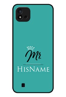 Realme C11 2021 Custom Glass Phone Case Mr with Name