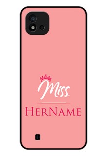 Realme C11 2021 Custom Glass Phone Case Mrs with Name