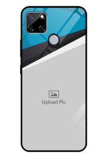 Realme C12 Photo Printing on Glass Case  - Simple Pattern Photo Upload Design