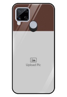 Realme C15 Custom Glass Mobile Case  - Elegant Case Design