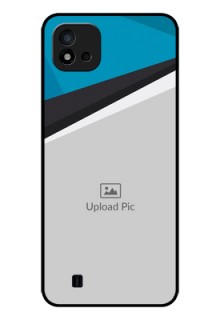Realme C20 Photo Printing on Glass Case - Simple Pattern Photo Upload Design