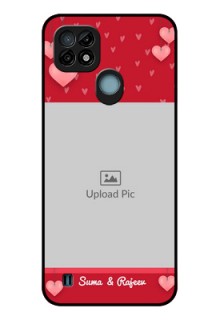 Realme C21 Custom Glass Phone Case - Valentines Day Design